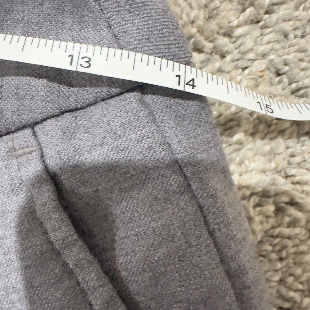 JG Hook Gray Wool Blend Pleated Wide Leg Dress Pants Size 8